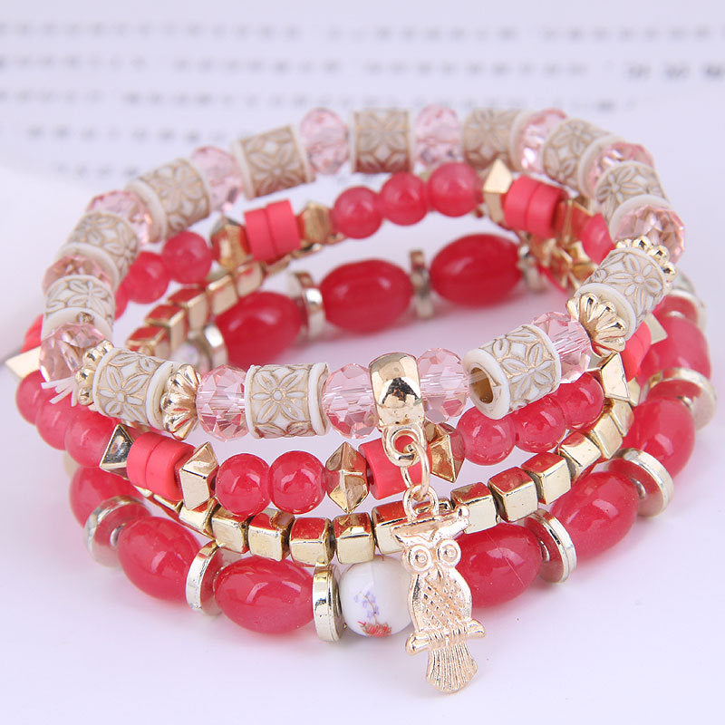 Wholesale Metal Owl Alloy Bracelet